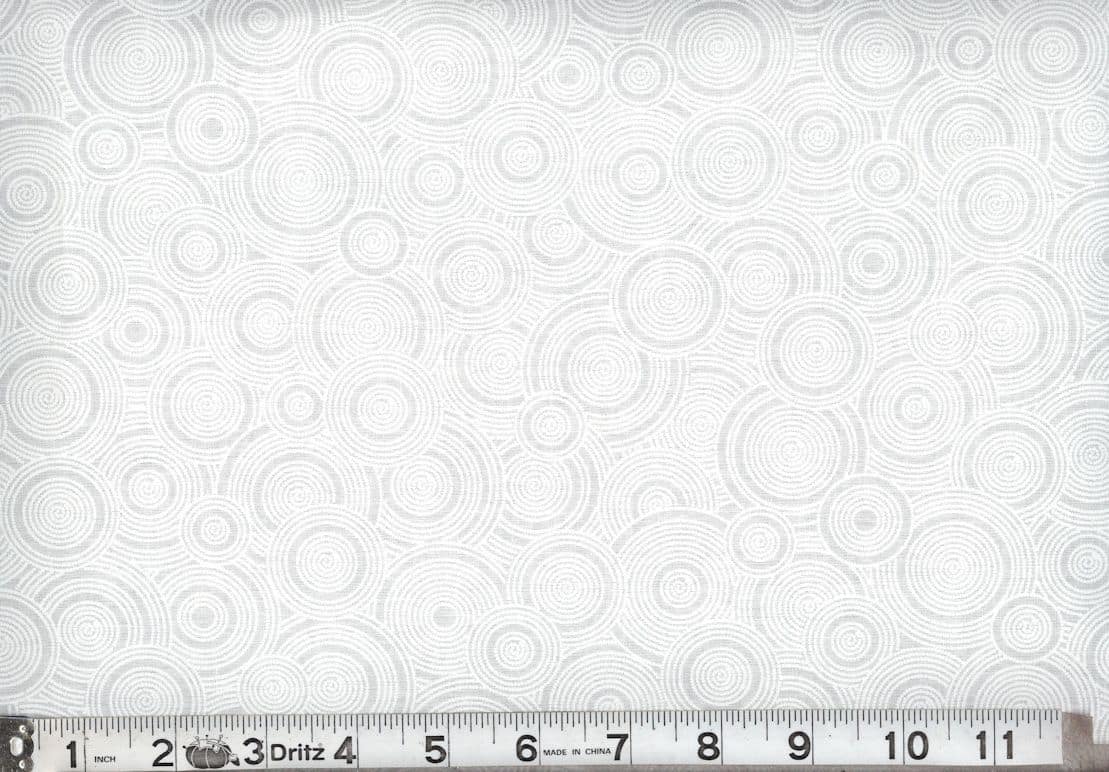 108" Tone On Tone White On White