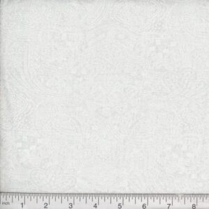 108" Tone On Tone White On White