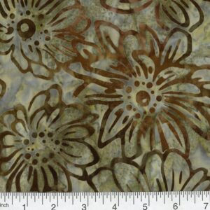 45" Premium Hand Stamped Batiks Eternal Blossom