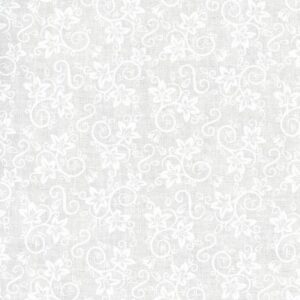 108" MDG White on White 3 Yard Piece $8.99 Per Yard