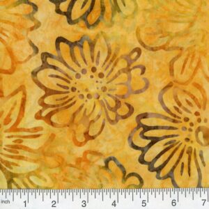 45" Premium Hand Stamped Batiks Eternal Blossom