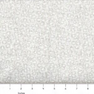 108" Vintage Vine White On Natural