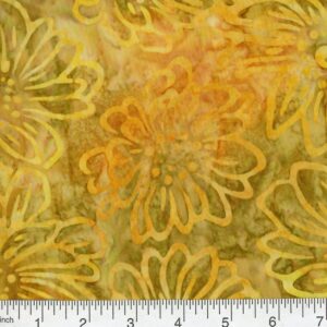 45" Premium Hand Stamped Batiks Eternal Blossom