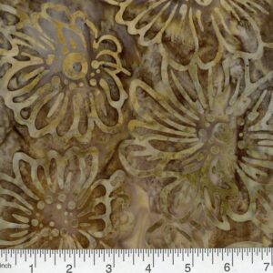 45" Premium Hand Stamped Batiks Eternal Blossom