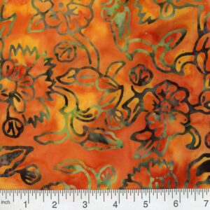 45" Indonesian Hand Stamped Batiks