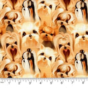 45" Pedigree Dogs Allover