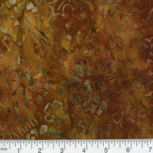 45" Premium Hand Stamped Batiks Botanical Bliss