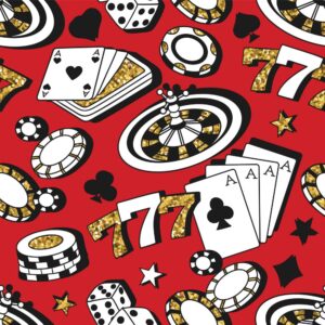 45" Gambling Allover