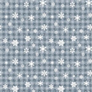 45" Michael Miller Falling Snowflakes