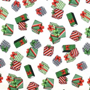 45" Michael Miller Christmas Rodeo Tossed Holiday Gifts