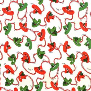 45" Michael Miller Christmas Rodeo Ten Gallon Hat