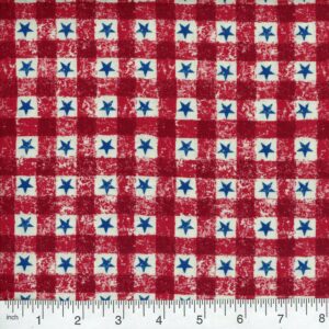 45" American Plaid Red