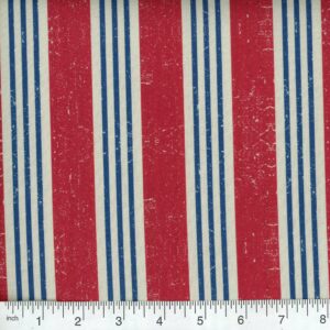 45" Americana Stripe Red