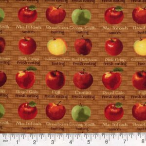 45" Apple Family Brown