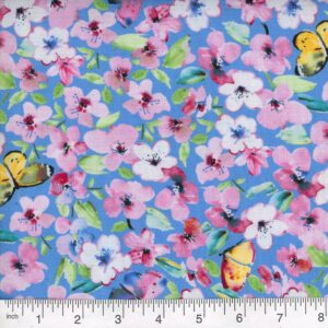 45" Butterfly Garden Periwinkle