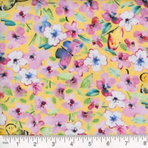 45" Butterfly Garden Yellow
