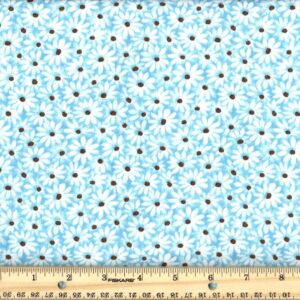 45" Crazy Daizy Ice Blue