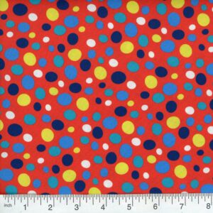 45" Dancin Dots Red