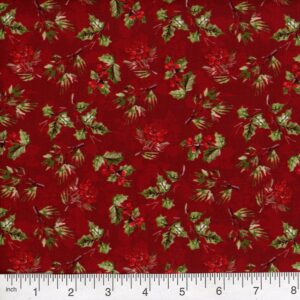 45" Holly Berries Red