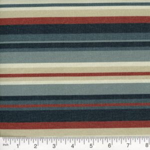 45" Multi Stripe Gray