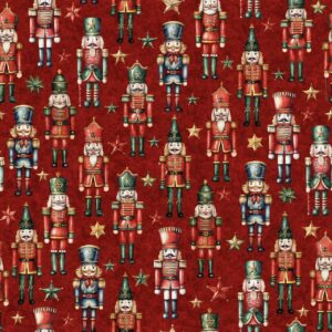 45" Nutcracker Christmas Red Digital