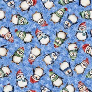 45" Penguin Dance Light Blue Digital