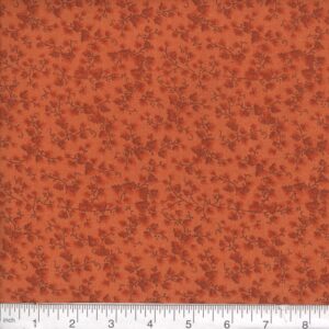 45" Quilters Calico Foliage Rust