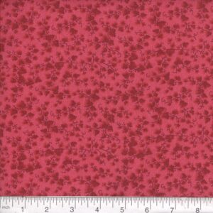 45" Quilters Calico Foliage Burgundy