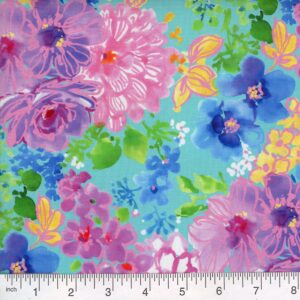 45" Secret Garden Blue