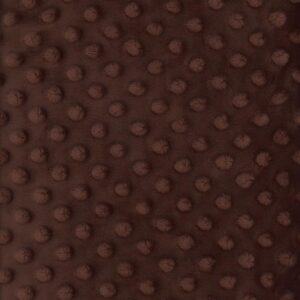 60" MDG Slinky Minky Dots Chocolate