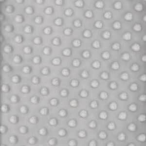 60" MDG Slinky Minky Dots Silver