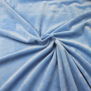 60" MDG Slinky Minky Solids Light Blue