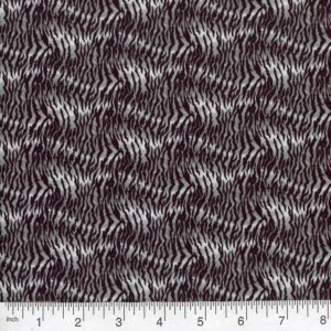 45" Tiger Allover Black