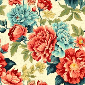 45" MDG Vintage Florals #13