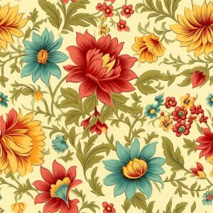 45" MDG Vintage Florals #14
