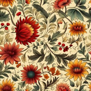 45" MDG Vintage Florals #24