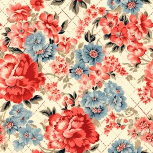 45" MDG Vintage Florals #25
