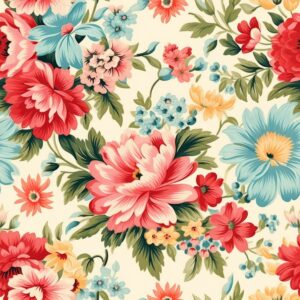 45" MDG Vintage Florals #33