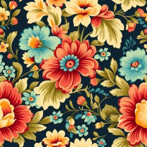 45" MDG Vintage Florals #39