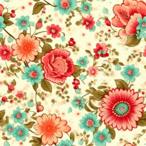45" MDG Vintage Florals #42