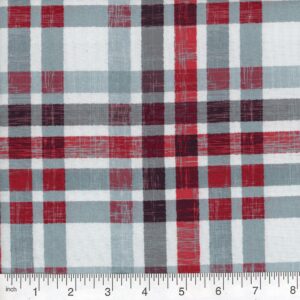 45" Wilderness Plaid Red