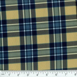 45" Woodland Plaid Navy
