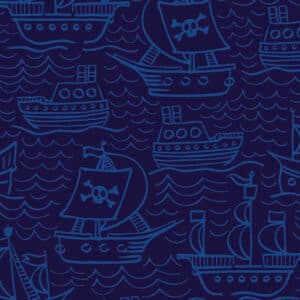 45" Michael Miller Woof Woof Pirates Sail Away