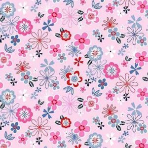 45" Michael Miller Festive Flowers