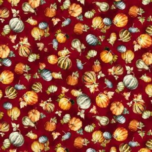 45" Michael Miller Pumpkin Field