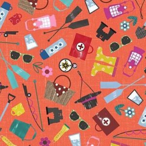 45" Michael Miller Camping Life