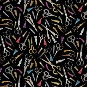 45" Michael Miller Antique Scissors