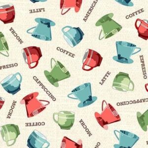 45" Michael Miller Know Your Coffee