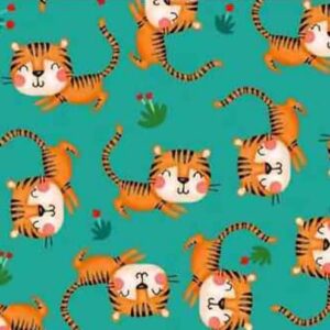 45" Michael Miller Tiger By The Tail