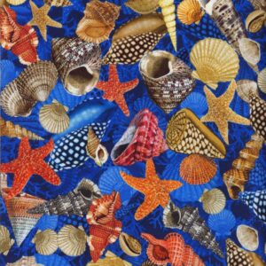 45" Michael Miller  Under The Sea Seashells